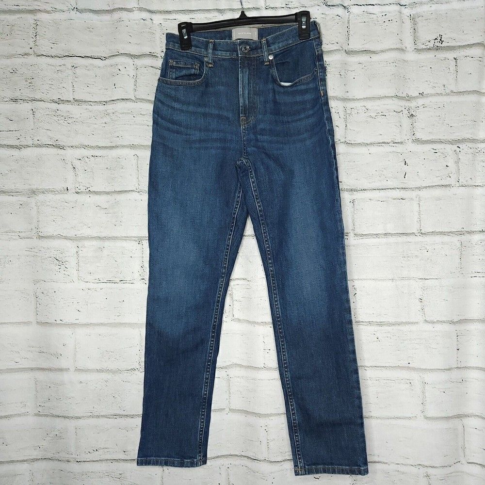 EVERLANE High Rise Straight Leg High Waisted Womens Denim Jeans Size 27